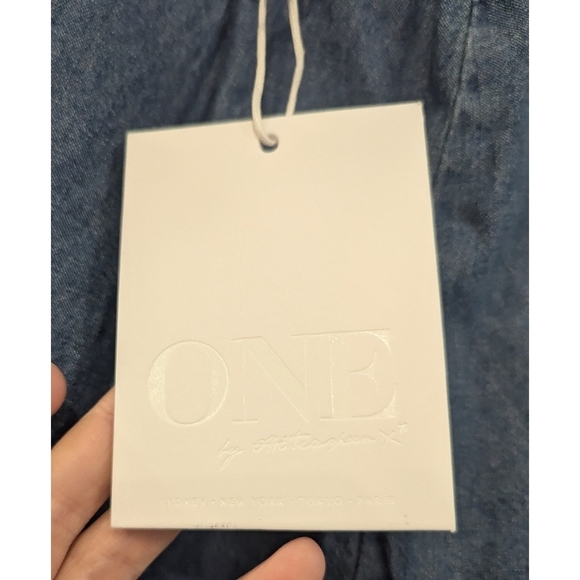 NWT Anthropologie X One Super Trackie Denim Shorts Size XS - Picture 4 of 12